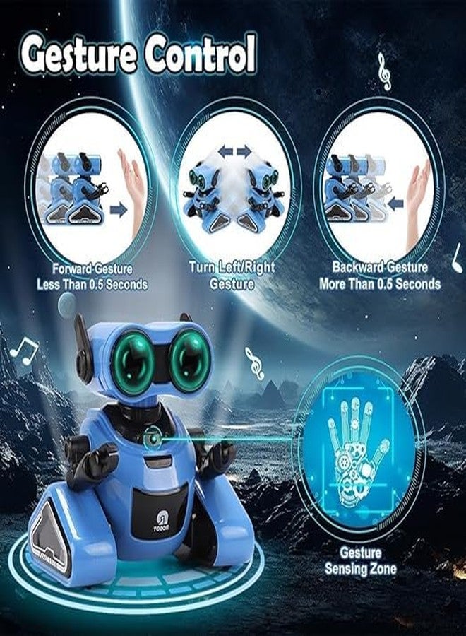 Wonder Digital ألعاب روبوت رقمية رائعة مع ملصقات ثلاثية الأبعاد للأطفال من 3 إلى 5 سنوات، لعبة روبوت تعمل بجهاز تحكم عن بعد للأطفال مع موسيقى وعيون LED بأربعة ألوان، تغني وترقص، هدية مثالية لأعياد ميلاد الأولاد والبنات من عمر 3 إلى 6 سنوات. - Image 5